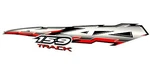 Polaris Left Hand 159" Tunnel Decal Red 2003 Edge Rmk Vertical Escape 800. Fixed Price $8.99.