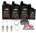 4 Tec Xps Rotax Engine Oil Change Kit With Spark Plugs & Filter. Fixed Price $102.95.