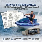 Yamaha Wave Venture 700 1100 1995 1996 1997 1998 Service Repair Shop Manual Usb. Fixed Price $24.99.