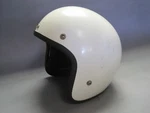 Vintage Lear Siegler Inc White Motor Cycle Helmet 9-75 BA-72 Chin Straps Nice. Fixed Price $24.99.