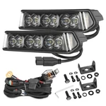 2X 7" Side Shooter Led Work Light Bar Pods Spot Flood Combo Driving Fog Off Road. Fixed Price $54.98.