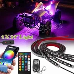 4PCS Led Accent Light Under Glow Strip Bar For Spyder Can Am Snowmobile Atv Utv. Fixed Price $49.99.