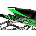 Arctic Cat Snowmobile Tunnel Decal Kit Burst Green 6639-752. Fixed Price $99.95.