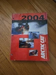 2004 Arctic Cat Snowmobile Service Manual Volume 2256-966. Fixed Price $20.00.