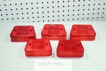(5) Used Vintage 72-74 Arctic Cat Snowmobile Taillight Lens Lot 0109-410. Fixed Price $29.99.