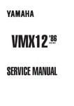 Yamaha Vmax 1200 1986 Service Manual. Fixed Price $25.58.