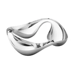 Cobra By Georg Jensen Stainless Steel Mirror Polished Triple Snack Bowl - Nos. Fixed Price $190.00.