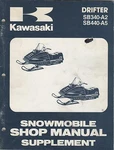 1982 Kawasaki Snowmobile Drifter SB340-A2, SB440-A5 Supplement Shop Manual. Fixed Price $24.19.