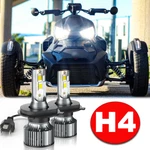 2X H4 HB2 White Led Headlight Bulbs For Can Am Outlander 570 2018-2022 Atv. Fixed Price $26.99.