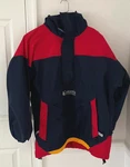 Vtg Columbia Gorpcore Anorak Jacket Pullover Navy Red Colorblock Ski Men Small. Fixed Price $49.95.