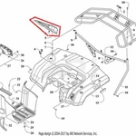 Arctic Cat Alterra 450 Rear Right Taillight Cover New Oem. Fixed Price $39.95.