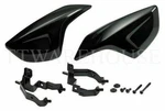 New Genuine Yamaha 5S9-W2611-02 Hand Guard Set Black Oem For Zuma Bws 2016-2021. Fixed Price $78.00.