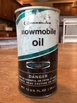 Vintage Mercury Marine Quicksilver Snowmobile Oil 12OZ Sae 20. Fixed Price $20.00.