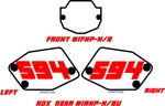 Rox Universal Snocross Number Plate Wrap Kit. Fixed Price $50.00.