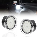 Led Side Mirror Puddle Lights For Fo-rd F150 Explorer Edge Expedition White. Fixed Price $14.76.