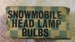 Nos Vintage 1970 Ski-doo 440 Snowmobile Head Light Bulb Part #410 5018. Fixed Price $9.99.