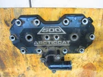 1999 Arctic Cat ZL500 Efi Cylinder Head W/thermostat Cap 3005-480. Fixed Price $50.00.