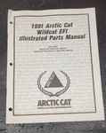 1991 Arctic Wildcat Efi Illustrated Parts Manual Snowmobile. Fixed Price $15.00.