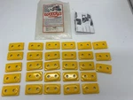 Woodys Double Digger Aluminum Support Plates ADD2-3800-B Yellow 5/16 28 Pack. Fixed Price $38.95.