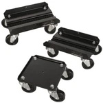 Arctic Cat Snowmobile Deluxe Black Aluminum Caddy Wheel Set 4639-766. Fixed Price $85.93.