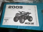 Arctic Cat 2009 Atv Y-12 Owners Manual Oem Original Guide Book Only. Fixed Price $22.00.