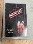 Arctic Cat Snowmobile Operator's Manual, 1998 Zr 440 Pro. Fixed Price $10.00.