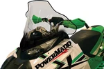 Powermadd 12030 Windshield 17IN. Clear With Black Fade. Fixed Price $190.00.