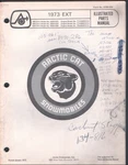 Arctic Cat 1973 Ext Illustrated Parts Manual Snowmobile Vintage MN2826. Fixed Price $9.95.