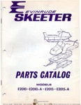 1971 Evinrude Skeeter Parts Catalog E2010- E2015-A 27 Pages. Fixed Price $16.95.