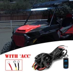 Utv Key On Led Light Bar Wire Kit Battery Saving For Polaris Rzr Xp 1000 Turbo. Fixed Price $24.99.