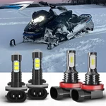 4X Led Headlight Hi/low Bulbs For Arctic Cat F8 Efi Sno Pro 2007-2011. Fixed Price $27.99.