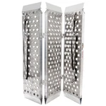 5' X 4' Black Widow Motorcycle Ramp, Folding, For Trailer, 3,000 Lb Cap, Big Bo. Fixed Price $384.99.