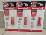 3PK J-b Weld 27106 Perma-lock High Strength Thread Locker .20OZ (6ML)(2J). Fixed Price $12.95.