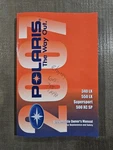 2007 Polaris 340 Lx 550 Supersport 500 Xc Owners Manual 9920437. Fixed Price $12.99.
