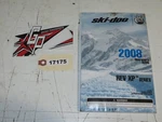Ski-doo 2008 Rev Xp Series Operator's Guide 520000689. Fixed Price $12.95.