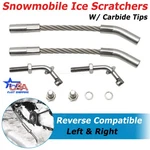 Snowmobile Ice Scratchers Reverse For Ski-doo Polaris Arctic Cat W/ Carbide Tips. Fixed Price $35.99.