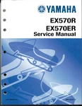 Yamaha Service Manual - Snowmobile EX570R & EX570ER C1990. Fixed Price $75.00.