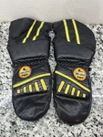 Vintage 1970'S Ski Doo Tnt Leather Snowmobile Mittens Size. Fixed Price $29.99.