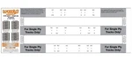 Woodys Studding Template For Single-ply Track (252S-TEMP). Fixed Price $28.71.