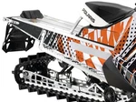 Polaris KC711 Snowmobile Asylum Wrap Tank/ Tunnel Orange P/n 2858046-155. Fixed Price $49.99.