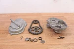 1998 Ski-doo Formula 500 Chain Case With Cover & Sprockets 23/43T. Fixed Price $99.00.