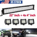 22INCH Led Light Bar Spot Flood Combo + 4X Pod Offroad For Jeep Truck Suv 24". Fixed Price $45.99.