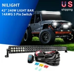 42INCH 240W Curved Led Light Bar Flood Spot Combo Off Road Truck 4WD For Jeep 44. Fixed Price $102.95.