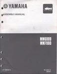 Yamaha MM600D MM700D Snowmobile Assembly Manual LIT-12668-02-12 MN2345. Fixed Price $8.95.