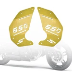 Cnc Engine Side Panel Cover Plate Gold For Kawasaki Vulcan EN650 VN650 15-22. Fixed Price $21.52.