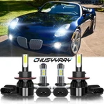 Combo For Pontiac Solstice 2006 - 2009 Led Headlight Hi/lo+fog Bulbs White. Fixed Price $32.99.