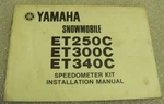 1978 Yamaha ET250C ET340C Snowmobile Speedometer Kit Manual Genuine Original Oem. Fixed Price $21.79.