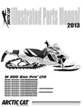 Arctic Cat 2013 M800 Sno Pro Limited Parts Manual New. Fixed Price $27.00.