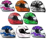 Full Face Motorcycle Helmet Youth Child Dot Kids Small Medium Large Xl. Fixed Price $50.00.