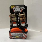 Erickson Tie Downs Ratcheting 1" X 15'. Fixed Price $17.79.